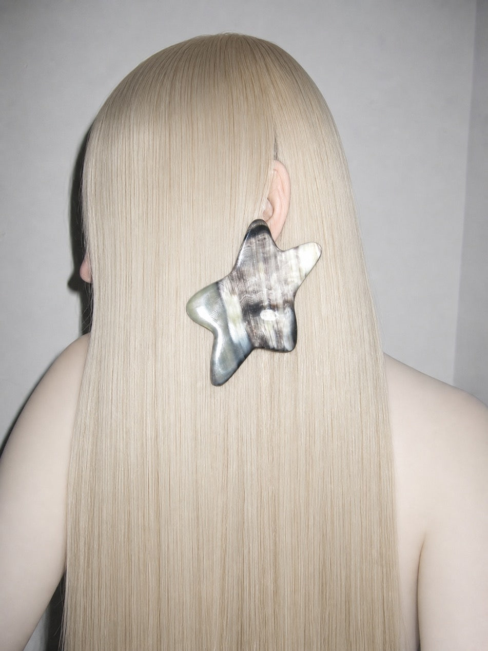 oversized fallen earrings