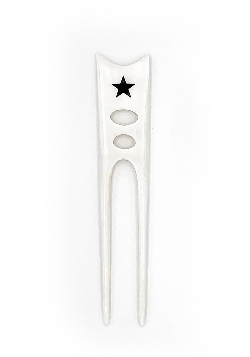 Halo Star Hairpin in Bone