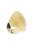 signet horn ring