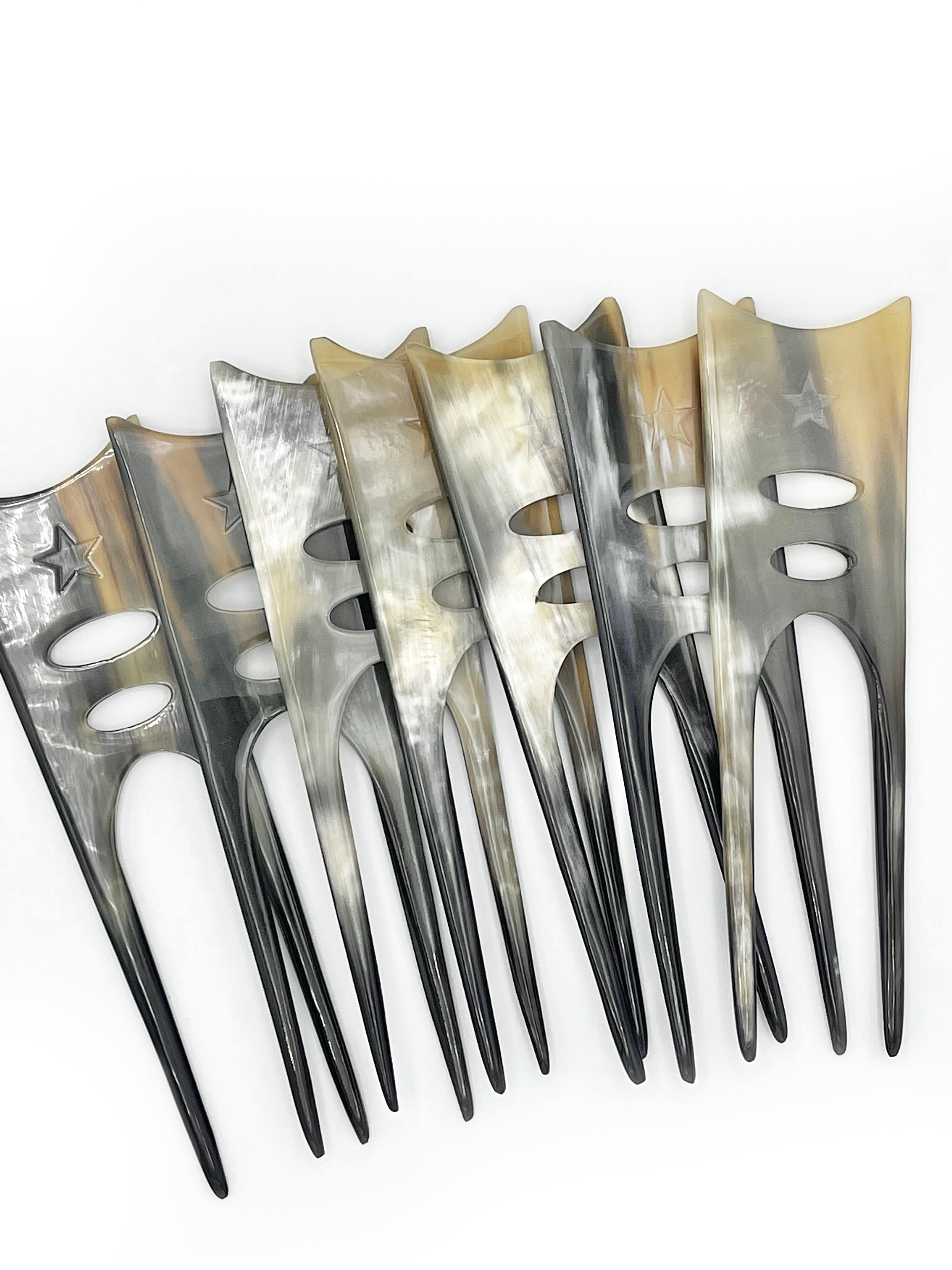 Halo Star Hairpin in Horn (All Colors)