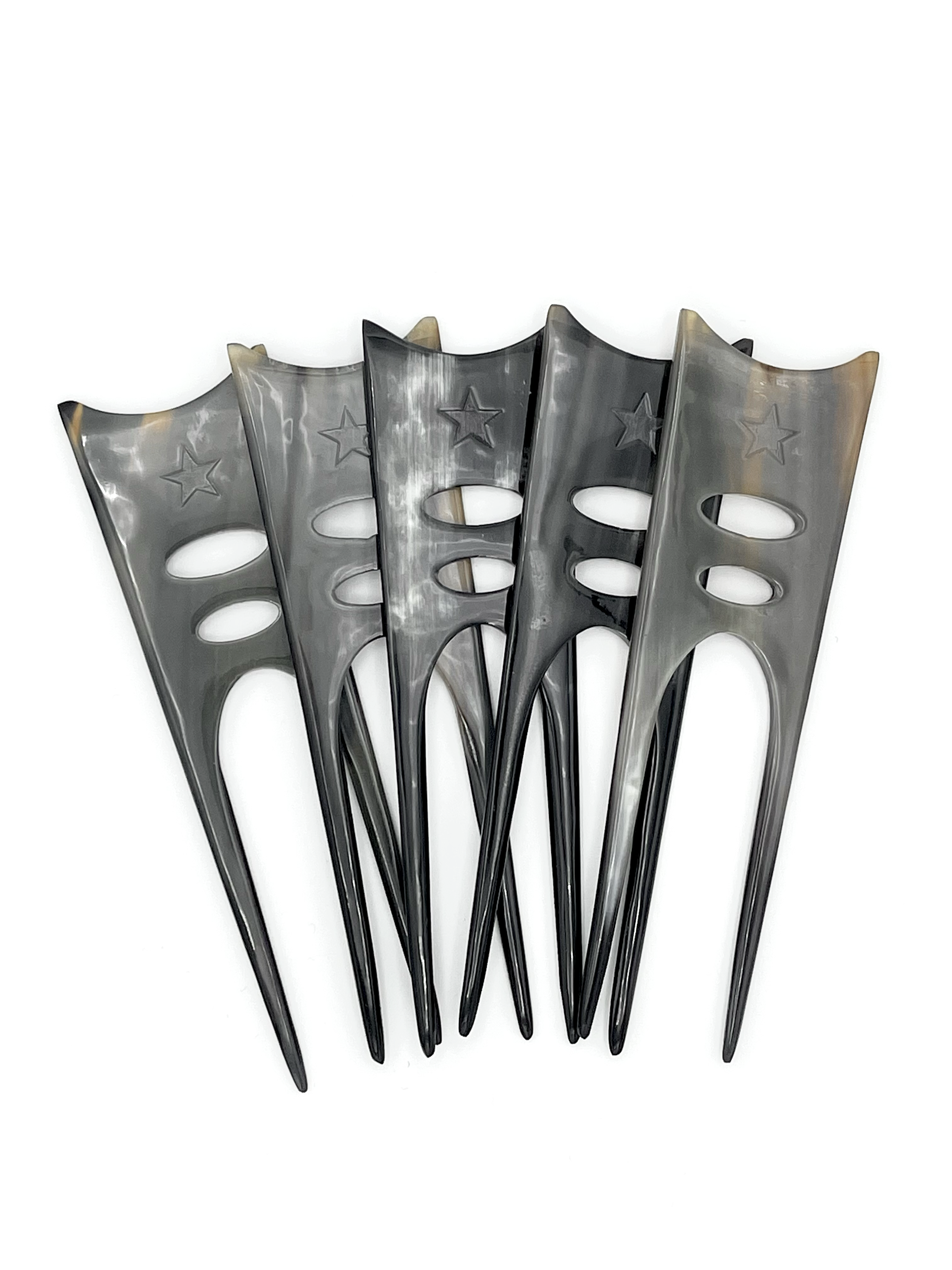 Halo Star Hairpin in Horn (All Colors)