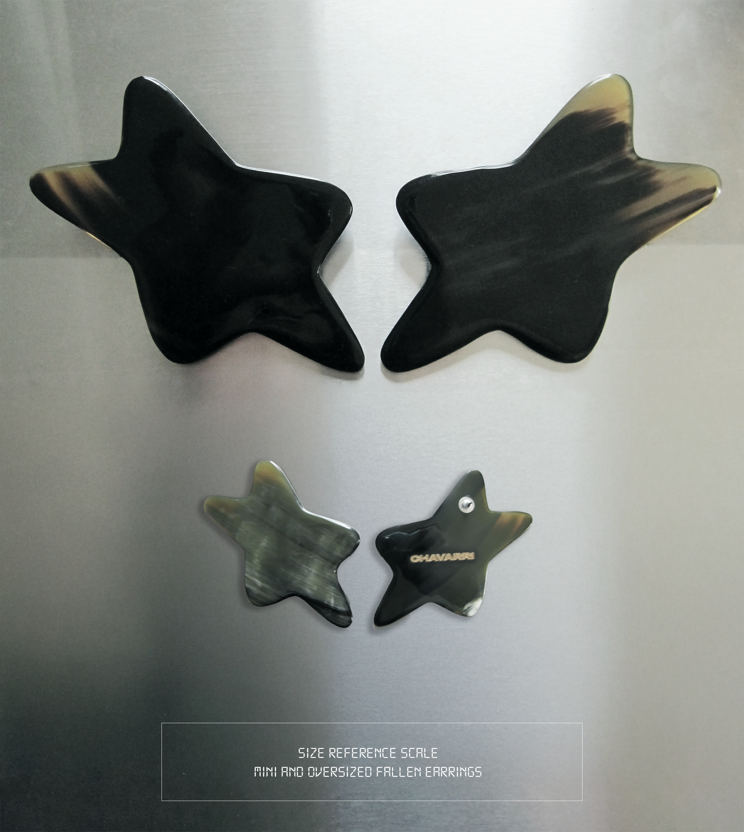 mini fallen earrings