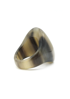 signet horn ring