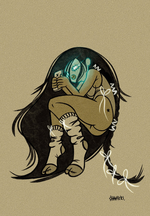 "Late Night Text" Poster Print (11” x 14”)