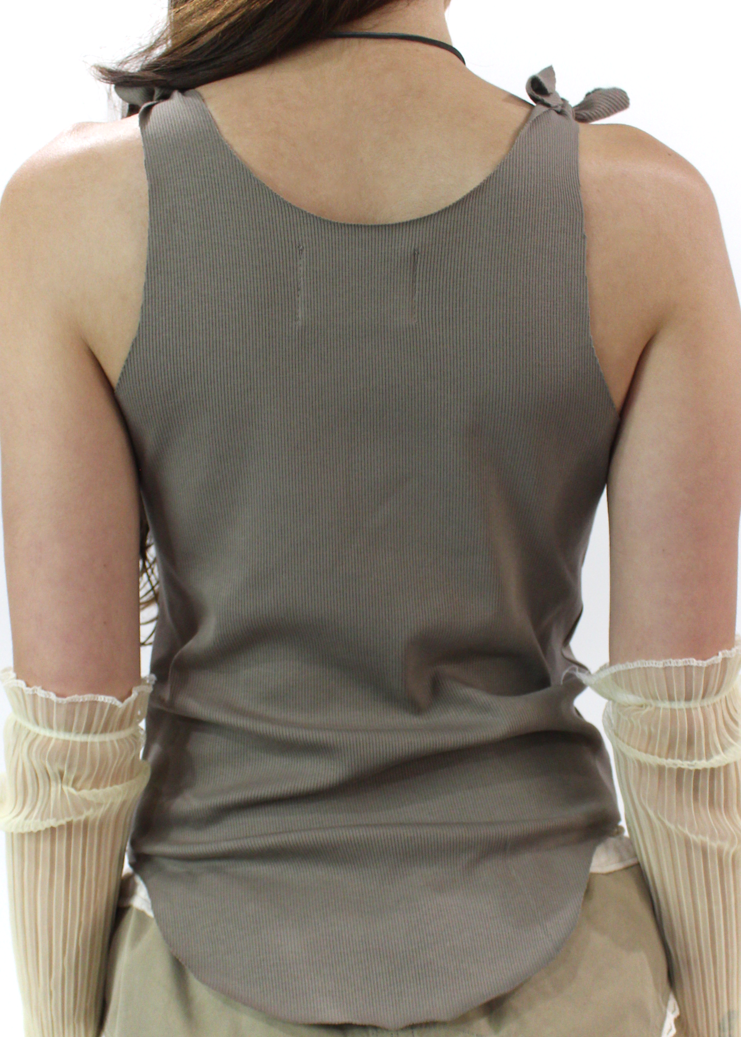 "Femme Moth" Tie Tank