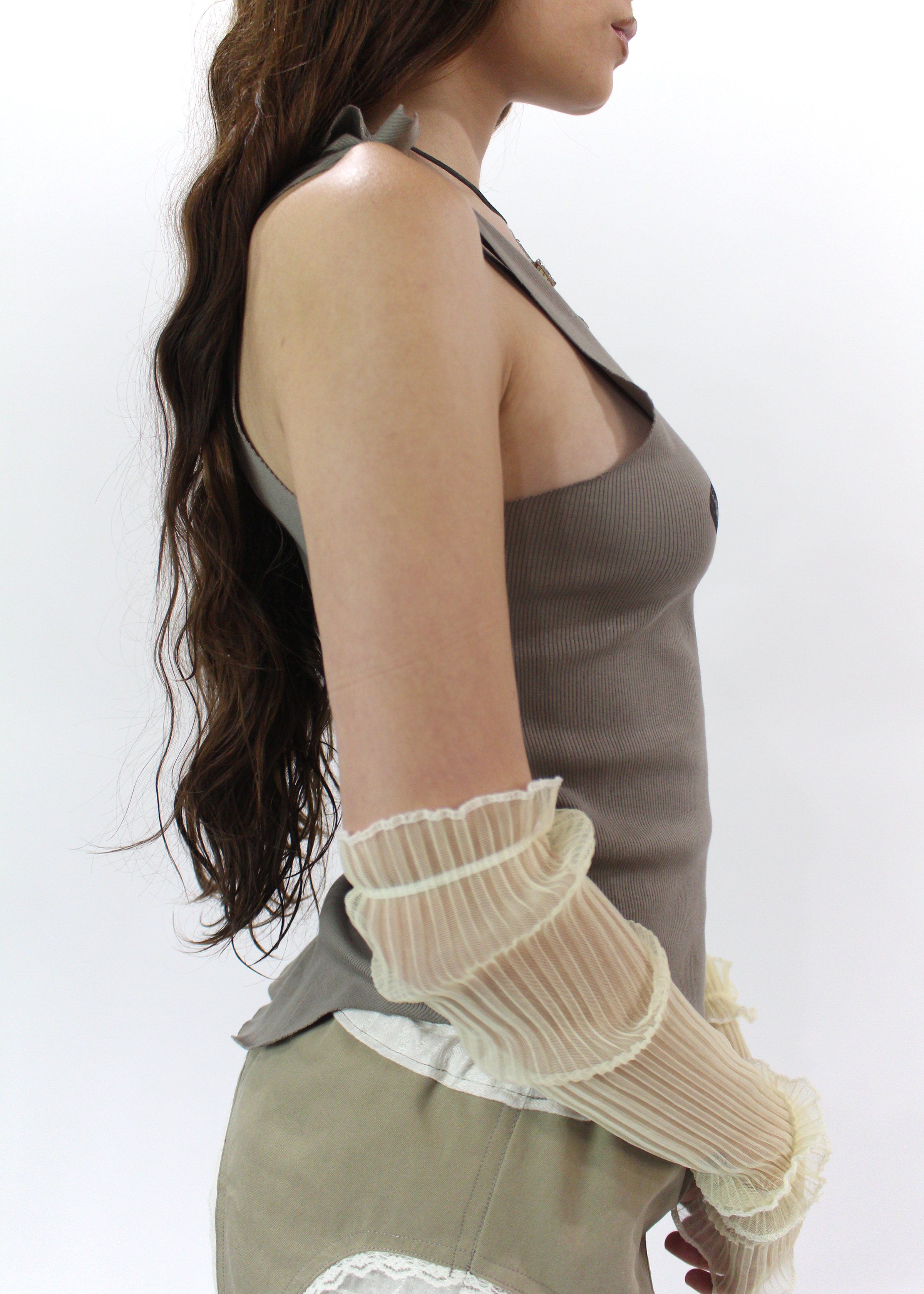 "Femme Moth" Tie Tank