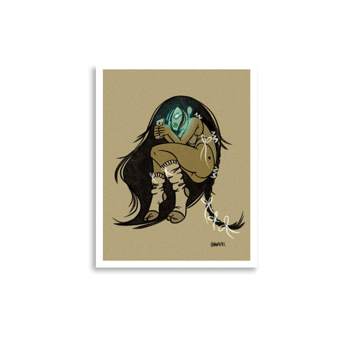 "Late Night Text" Poster Print (11” x 14”)